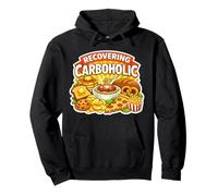 Recovering Carboholic Funny Carnivore Keto Ketogenic Diet Pullover Hoodie