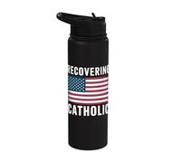 Recovering Catholic Anti Religion Stainless Steel Insulated Water Bottle