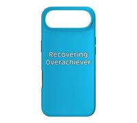 Recovering Overachiever Minimalist Burnout Quote Case for iPhone Air