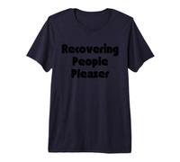 Recovering People Pleaser Personal Growth Boundaries Design Premium T-Shirt
