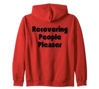 Recovering People Pleaser Personal Growth Boundaries Design Zip Hoodie