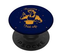 Recovering Trad-Wife Deconstruction Funny Feminist Liberated PopSockets Adhesive PopGrip