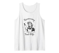 Recovering Trad-Wife Deconstruction Funny Feminist Liberated Tank Top