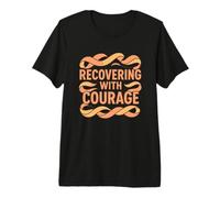 Recovering with Courage Strength Recovery Warrior Premium T-Shirt