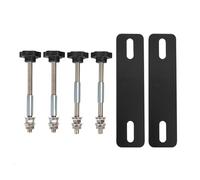 Recovery Board Mount, Adjustable Offroad Track Holder for 4x4, ATV and Trail Vehicles, Secure Mounting System for Traction Maps on Roof, Side or Rear Bracket Kit with Clamps