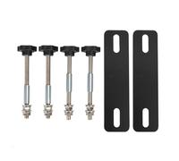 Recovery Board Mounting Bracket - Metal 21x8x4.5cm | Anti Rust Traction Board Mount Pins Theftproof Security Fastener Kit | for 4x4 Off Road SUV Truck Recovery Storage and Transport