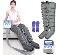 Recovery Boots Leg Compression Machine, 8-Cavity Leg Massagers for Pain and Circulation, for Circulation Arm Waist Wraps Ankles Calf Massage Machine Pain Relax, Pressotherapy Boots Instrument (8~
