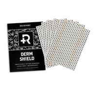 Recovery Derm Shield Tattoo Aftercare Bandage - Transparent, Waterproof Adhesive Bandages - 5.9 x 7.9 Inches, 10 Pack