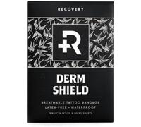 Recovery Derm Shield Tattoo Aftercare Bandages - Transparent, Waterproof Adhesive Bandages - 10 x 14 Inches, 10 pack