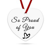 Recovery Gift for Women Men Motivational Ceramic Hanging Gifts Proud of You Gift for Her Him New Job Gifts Graduation Gift for Sister Friend Daughter Son Ceramic Hanging Decoration New Beginnings Gift