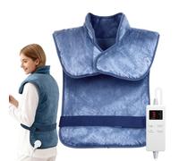 Recovery Heating Pad for Back & Shoulder, 24"x33" Electric Wearable Wrap with 6 Heat Levels, Weighted Design for Muscle Soreness & Post-Workout Relief