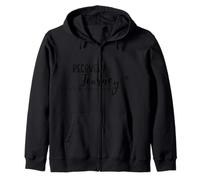 Recovery Is a Journey 12 Step Slogan Zip Hoodie