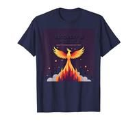 Recovery is Possible Phoenix Rising Inspirational T-Shirt, Men, Navy, 3XL
