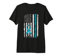 Recovery Matters American Flag Premium T-Shirt
