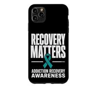 Recovery Matters Drug Alcohol Addiction Awareness Teal Case for iPhone 11 Pro Max