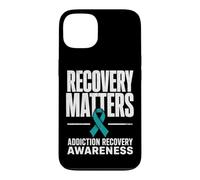 Recovery Matters Drug Alcohol Addiction Awareness Teal Case for iPhone 13