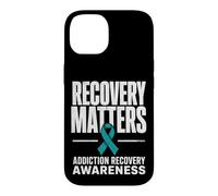 Recovery Matters Drug Alcohol Addiction Awareness Teal Case for iPhone 14