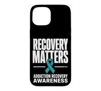 Recovery Matters Drug Alcohol Addiction Awareness Teal Case for iPhone 15