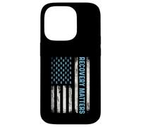 Recovery Matters - Sober Sobriety Anniversary AA NA Case for iPhone 14 Pro