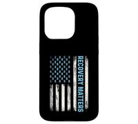 Recovery Matters - Sober Sobriety Anniversary AA NA Case for iPhone 15 Pro