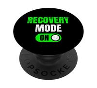 Recovery Mode On Funny Feeling Better Get Well Soon Design PopSockets Adhesive PopGrip