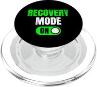 Recovery Mode On Funny Feeling Better Get Well Soon Design PopSockets PopGrip for MagSafe