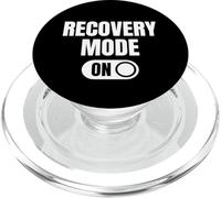 Recovery Mode On Funny Feeling Better Get Well Soon Design PopSockets PopGrip for MagSafe