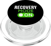 Recovery Mode On Get Well Funny Injury Patient Survival Joke PopSockets PopGrip for MagSafe