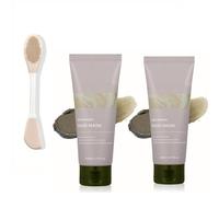 Recovery Mud Mask, Hydrating & Moisturizing Deep Pore Cleanser, Korean Mud Masks for Face, The package includes a brush for your mask (2pcs)