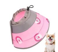 Recovery Pet Cone - Adjustable Wound Collar, Anti Bite Protector, Breathable Soft Collar, Cat Dog Accessory, Post surgerys Guard, Pet Healing Support For Preventing Licking Biting Scratching Wounds