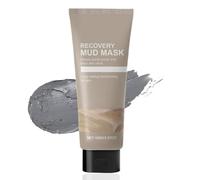 Recovery & Relief Clay Face Mask | Korean Boryeong Mud with Natural Ingredients | Hydrating Deep Pore Cleanser for Oily Skin & Hard Water | Vegan 100ml Glass Skin Face & Body Mask (Fresh Scent)