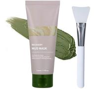 Recovery & Relief Mud Mask, Boryeong Mud, 110ML Korean Face Mask, Natural K Beauty Deep Pore Cleaner For Hard Water & Oily Skin, Glass Skin Hydrating Face & Body Mask, Vegan & Fresh Scent