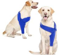 Recovery Sleeve Dog, Elbow Pads for Dogs, Elbow Bandage Protector, Dog Surgery Recovery Sleeves Front Right Left Leg for Hot Spots, Wounds, Bandages, Anti Licking for Dogs, Blue, XS