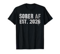 Recovery Sober AF EST 2026 This Not Time Drinking Liver T-Shirt