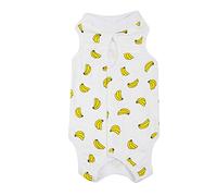 Recovery Suit for Dogs, After Pet Spayed Spayed Shirt for Female Male Dogs Cats Surgical Post-operative Cuddly Vest for Abdominal Wounds Weaning (Yellow, M)