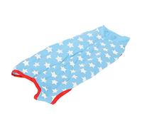 Recovery Suit For Dogs, Recovery Suit For Dogs Onesie Blue Stars Pattern Pet Bodysuit Female Spay and Male Neuter Onesie Anti Licking Wounds For Postoperative (L)