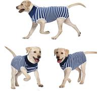 Recovery Suits For Female Dogs After Surgery - Cone E-Collar Alternative Pet Surgery Recovery Suit After Surgery Wear For Pets Male Female - Cone E-Collar Alternative -Vu01,Bluestripe-M