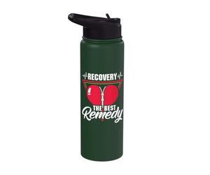 Recovery The Best Remedy - Open Heart Surgery Stainless Steel Insulated Water Bottle