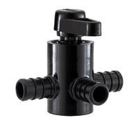 RecPro RV 1/2" Three Way by-Pass Valve | Shut Off Valve for Water Heater