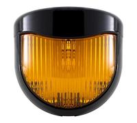 RecPro RV 12V Porch Light with Amber Lens | RV Utility Light Fixture for Motorhomes, Campers, Trailers, 5th Wheels (Single)