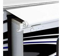 RecPro RV Slide Out Awning | RV Slide Topper | Slideout Awning | Fabric Only | Size Options Available | Black or White Version (46" x 160", White)