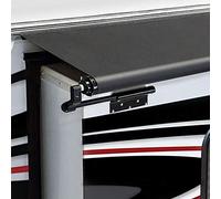 RecPro RV Slide Out Awning | RV Slide Topper | Slideout Awning | Fabric Only | Size Options Available | Black or White Version (46" x 110", Black)