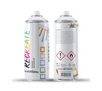 Recreate Clear Gloss Spray Varnish Lacquer for Wood, Metal, Plastic | Quick Drying, Smooth, Durable, Easy-to-Apply | Suitable for Indoor / Outdoor | Furniture, Craft, Doors, Ornaments, Pots, Frames