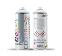 RECREATE Dusky Taupe Grey Gloss Spray Paint for Wood, Metal, Plastic | Quick Drying, Smooth, Durable, Easy-to-Apply | Suitable for Indoor/Outdoor | Furniture, Craft, Doors, Ornaments, Pots, Frames