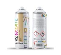 RECREATE Golden Harvest Yellow Gloss Spray Paint for Wood, Metal, Plastic | Quick Drying, Smooth, Durable, Easy-to-Apply | Indoor / Outdoor | For Furniture, Craft, Doors, Ornaments, Pots, Frames