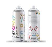 RECREATE Vintage Ivory White Gloss Spray Paint for Wood, Metal, Plastic | Quick Drying, Smooth, Durable, Easy-to-Apply | Indoor/Outdoor | For Furniture, Craft, Doors, Ornaments, Pots, Frames