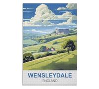 Recreation Suitable for Adults to Reduce Stress,Wensleydale England,Adults 1000 Piece Jigsaw Puzzle- Christmas,52x38,paper puzzle ,AA-1195
