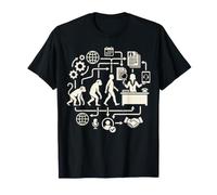 Recruiter Evolution Human Resources Hiring Graphic T-Shirt