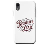 Recruiter of the Year Funny HR Staffing Talent Acquisition Case for iPhone XR