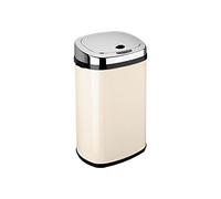 Rect 30L Stainless Steel Auto Sensor Kitchen Waste Dust Bin Automatic Motor Cream - 54 cm Tall